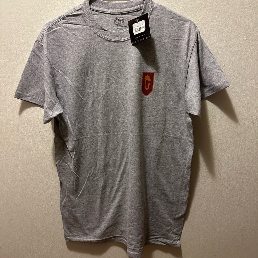 Warner Bros. Gray Shield Logo Men's T-Shirt
